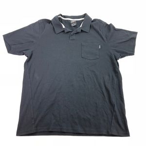 Oakley Mens Black Polo Shirt Collard Sz M